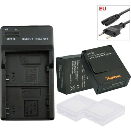 Batterie For GoPro Hero 3 /3+ battery AHDBT-301 AHDBT-302 +DC Dual charger Eur/Car cable,Go Pro 3 action camera