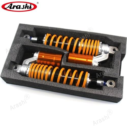 ARASHI 360mm / 14‘’ Nitrogen Charged Suspension Adjustable Rear Shock Absorbers For YAMAHA VMAX 1200 1985 - 2005 1986 1987 1988