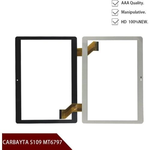 White or black 10.1" inch Tablet CARBAYTA S109 MT6797 Touch screen digitizer panel replacement glass Sensor Free Shipping
