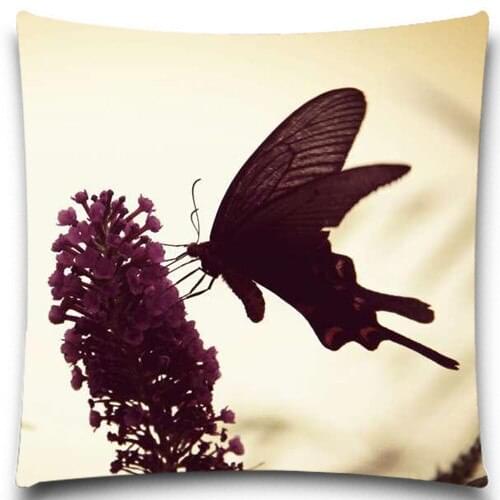 Cushion Cover Vintage The Butterfly Pillow Case Chair Sofa Home Decorative Throw Pillow Cover