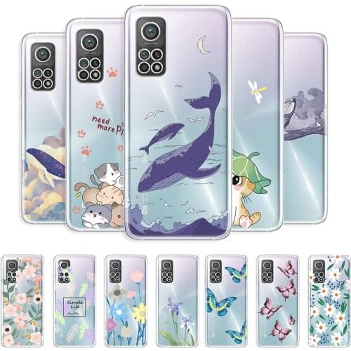 Case For Xiaomi Mi 10T Case Xiaomi Mi 10T Lite Clear Fashion Fundas For Xiaomi Mi 10i Soft Phone Cover on Mi 10T Pro Transparent