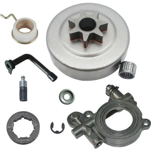 Clutch Drum Sprocket Rim Oil Pump Worm Gear For Stihl MS290 029 MS390 039 MS310