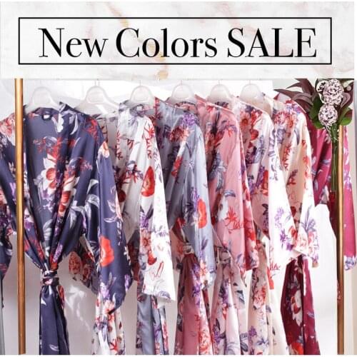 Floral robe,Satin robe ,bridesmaid robes, Bride Robe,bride robe, women robe A2370