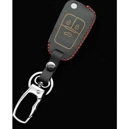 For Chevrolet Cruze Aveo Trax Sail Malibu Captiva Opel Vauxhall Astra J Corsa Insignia Mokka Hot Sale Leather Car Key Case Cover