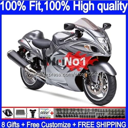 Injection For SUZUKI Hayabusa GSXR 1300 GSXR-1300 Grey silvery 29MC.98 GSXR1300 2008 2009 2010 2011 2012 08 09 10 11 12 Fairing