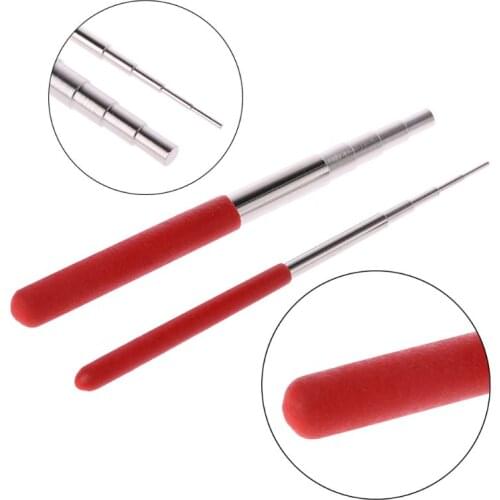 Jewelry Mandrel Stick Stainless Steel Measuring Size Wrapping Wire Making Tools