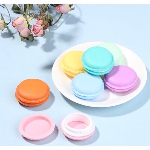 Macaron Pill Case Pill Box Tablet Organiser Round Pill Container Candy Color