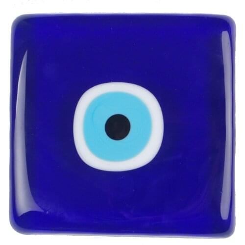 Lamizon Elegant Demiwares Evil Eye Protection Amulet, Good Luck and Goes for Blessing cover Glass Home Decoration, handmade Turkish Ornament
