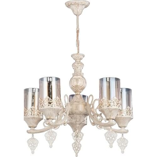 5 Pcs Chandelier with Cream Color Decorative