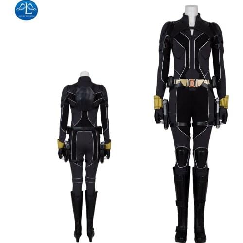 ManLuYunXiao Carnival Halloween Natasha Costume 2021 Movie Widow Superheroine Cosplay Sexy Natalia Jumpsuit Black Battle Outfit