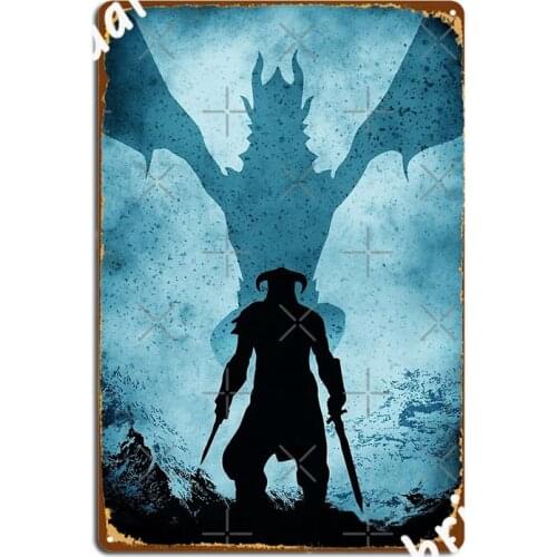Skyrimes Minimalist Art Metal Plaque Poster Mural Painting Club Home Printing Bar Cave Tin Sign Poster