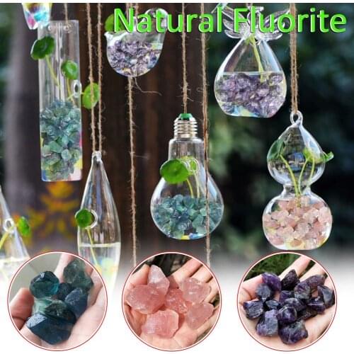 Natural Pink Fluorite Crystal Raw Gemstone Raw Ore Specimen Crystal Quartz Stone Pointed Healing Wand 3 Color Available