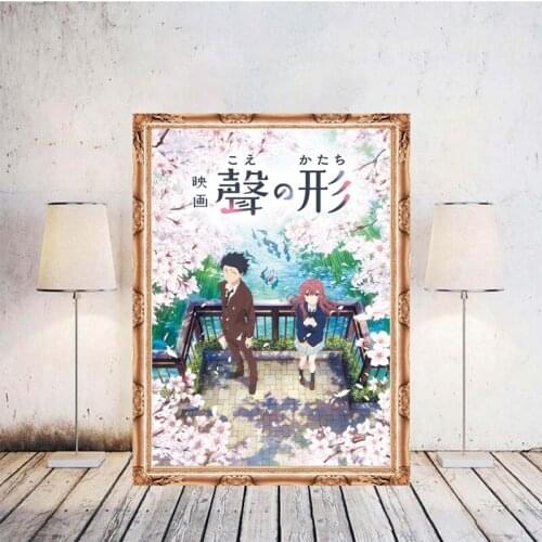 A Silent Voice Posters Anime Canvas Posters Wall Art Pictures Good Quality Prints for Bedroom Living Room Library Office Home De