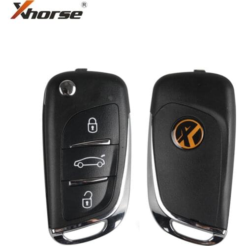 XHORSE XNDS00EN Wireless Remote Key For VW DS Type 3 Buttons Work With VVDI2 and VVDI Key Tool 10pcs/Lot