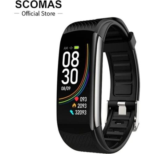 2020 Temperature Smart Watch Women Men IP67 Waterproof Smartbracelets Blood Pressure Heart Rate Sport Smartwatch For Android IOS