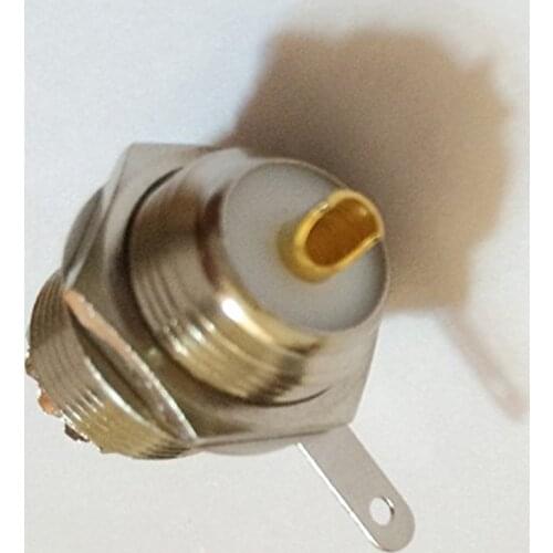 ALLISHOP High-frequency UHF Female Bulkhead socket SL16 female socket with screw washer fixed radios fixed female plug