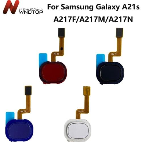 Original Touch ID For Samsung Galaxy A21s Fingerprint Button Flex Cable Ribbon Replacement Parts For Samsung A127F A127M A127N