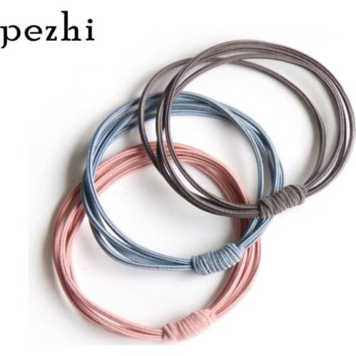 Girls Womens Ponytail Holders Hair Ring headband jewelry Elastic Hair Rope Hair Tie Accessories Rubber Band