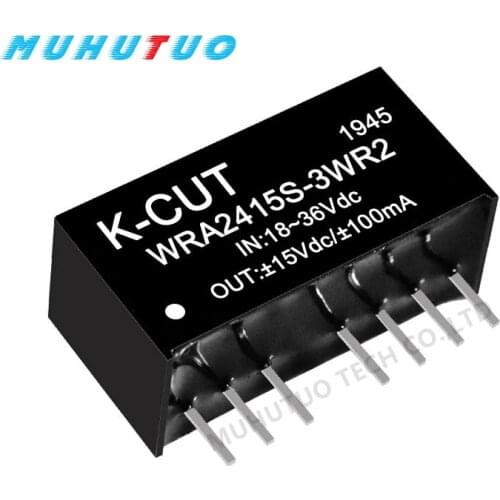 1PCS WRA2415S-3WR2 input 24V to positive and negative ±15V step-down isolation voltage stabilizer dual output module