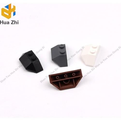 Building Blocks Parts 47759 10PCS Wedge Sloped 45 degrees 2 x 4 Triple LEGOING MOCS Education