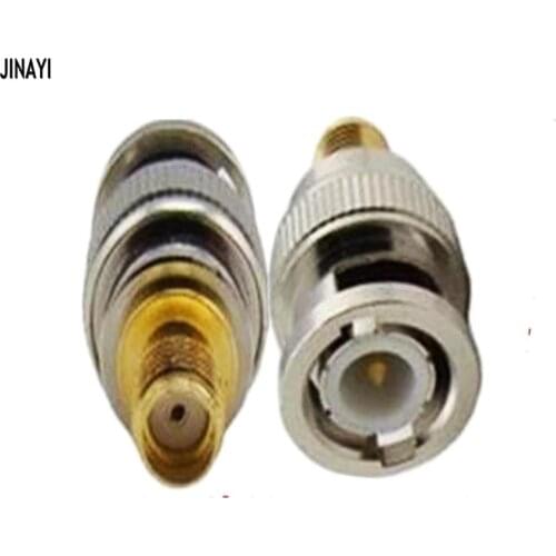 10pcs BNC Male Plug to SMA Female Jack RF Coaxial Coax Cable Adapter Connector