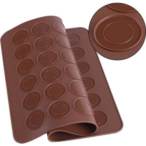 48 Holes Silicone Mat For Oven Macaron Silicone Baking Mat Non-Stick Baking Macaron Cake Pad Bakeware Pastry Baking Tools