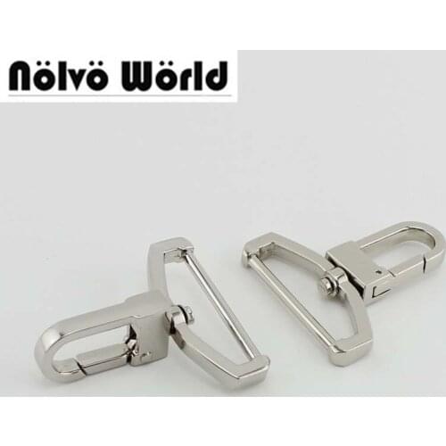 50pcs 3.8cm 1.5 Inch Gun Silver Top quality hook man bag laptop strap buckle,Swivel clasp for men handbags belts straps