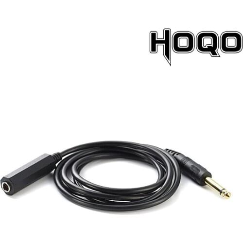 6.35mm Mono Male To Female Micphone Extension Cable, 6.35 TS Jack Male To Female Guitar Extension Cable 1/4 Inch 2pole Jack
