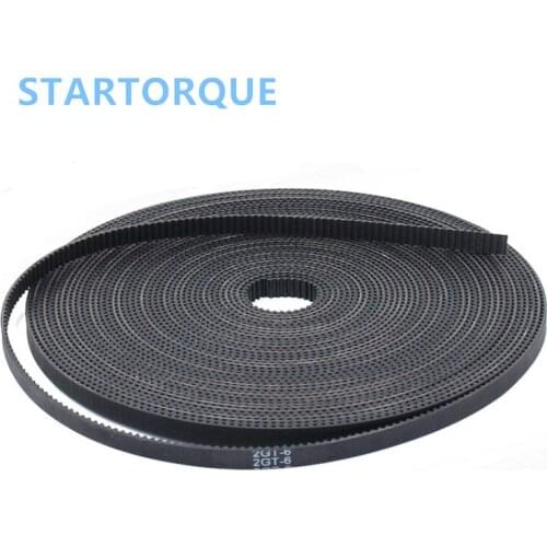 3D printer accessories 2GT synchronous belt wheel GT2 belt 6mm10mm rubber belt tooth opening PU steel wire