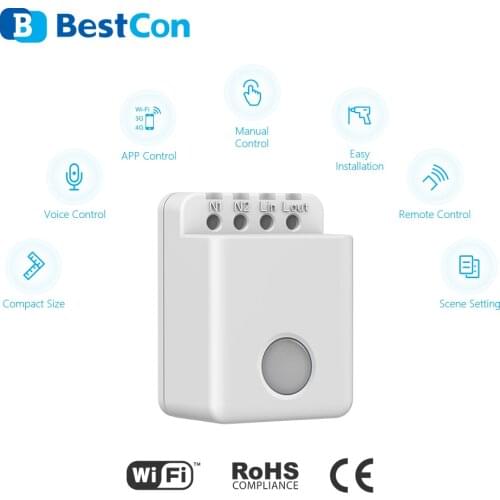 Broadlink Universal Wireless Switch BestCon SCB1E Energy Monitor Smart Home Wifi Timer Controller Compatible Alexa Google Home