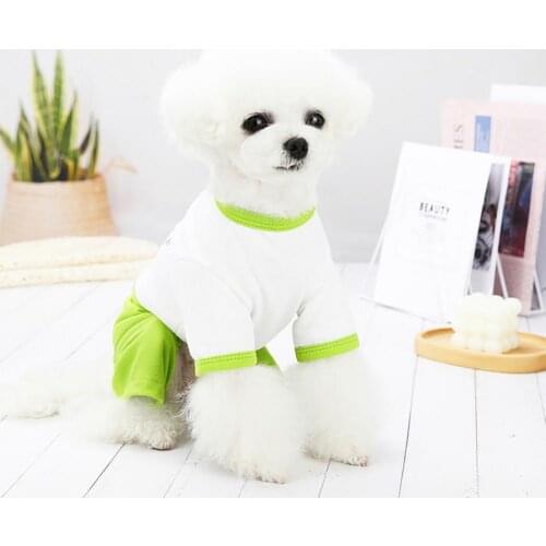 Pet Bodysuit Avocado Printing Four-legged Polyester Round Neck Dog Jumpsuit for Summer летняя одежда для собак