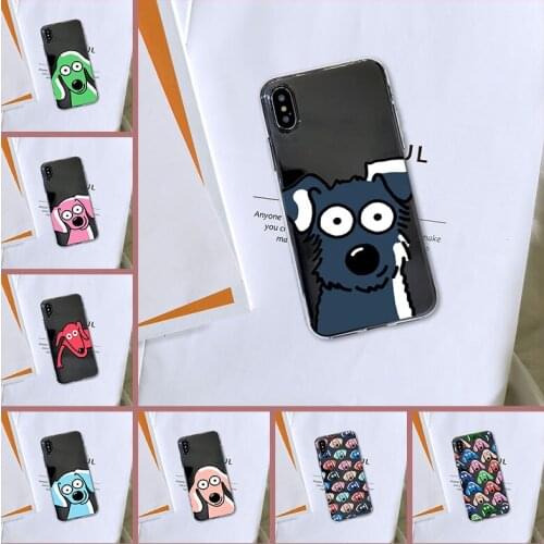 Back Cover For iPhone X XR XS MAX 8 7 6S 6 S Cute Dog Puppy Soft Silicone Case For Apple iPhone 8 7 6S 6 S Plus Phone Case