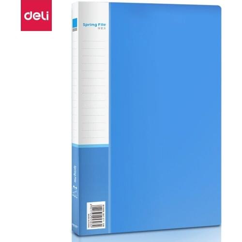 Deli A4 Insert Bag Folder Two Holes Punch Folders File Organizador Storage Office Supplies 5303 Color Random