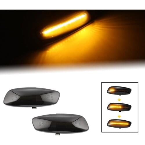 Dynamic LED Side Marker Light Blinker Sequential Turn Signal Indicator Lamp For Peugeot 207 308 408 3008 5008 RCZ Car Styling