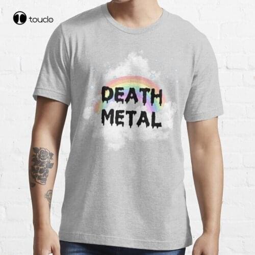 Death Metal | Hardcore Metal | Rainbow Metal | Rainbow Hardcore | Grind Core | Death Rainbow |T-Shirt Cotton Tee Shirt