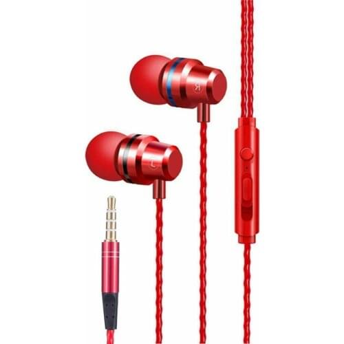 HIFI 3.5mm Wired Earphones Super Bass Earbuds In-Ear Stereo With Mic For samsung iphone huawei mobile Phone