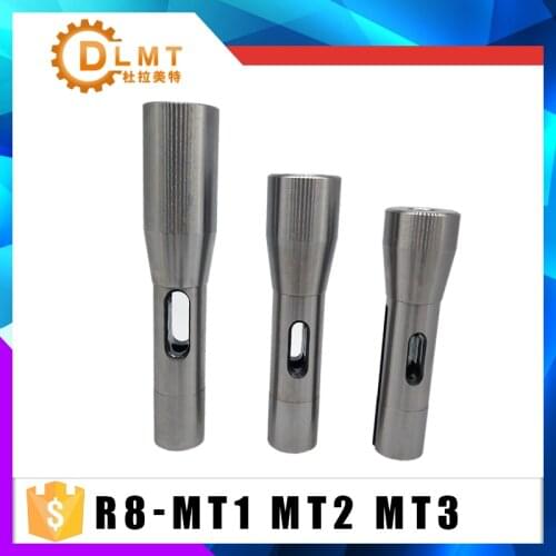 R8 Shank To MT1 MT2 MT3 R8 Drill Chuck Arbor Morse Taper Adapter Sleeve