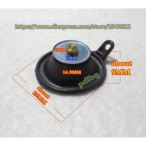 1 pcs/pack) YM Virago XV750 V-twin cruiser motorcycle carburetor shut-off valve small diaphragm