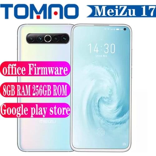 Meizu 17 5G mobile phone 8GB RAM 128GB 256GB ROM Snapdragon 865 Octa Core 64MP Camera 4500mAh 30W Fast Charing NFC Google Play