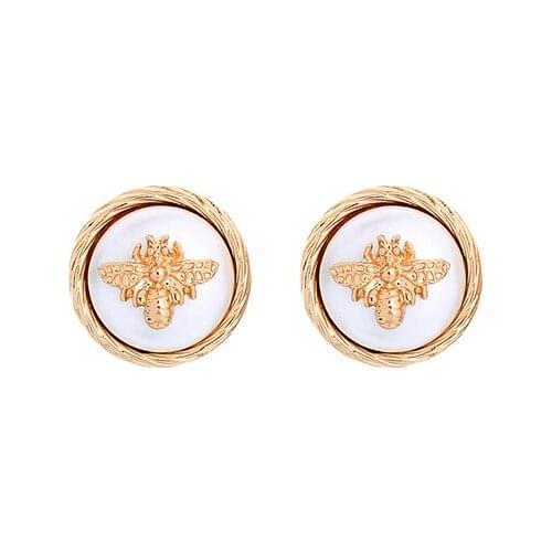 Fashion jewelry meta cute bee earring for women
