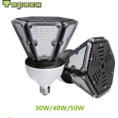 Tokili Garden Lights Outdoor UL CE 120LM/W LED 30W 40W 50W Screw Base HID Replacement 100-277V for Post Top Courtyard Fixtures