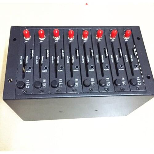 New GSM/GPRS Modem Pool 8 Ports USB interface Wavecom Module AT Commands Q24plus IMEI Changeable