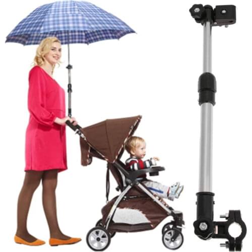 Adjustable Push Pull Bike Baby Stroller Pram Wheelchair Umbrella Stand Holder Umbrella Bracket Umbrella Holder Bike Umbrella