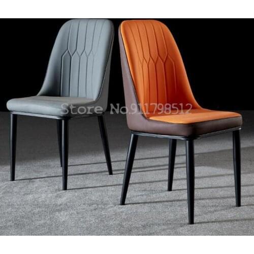 Simple modern dining chair light luxury restaurant chair home back chair nordic dining table chair net red ins makeup stool