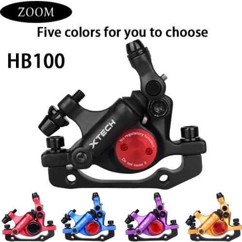 ZOOM HB100 MTB mountain bike hydraulic brake caliper folding bike cable pull hydraulic disc brake bicycle oil brake caliper
