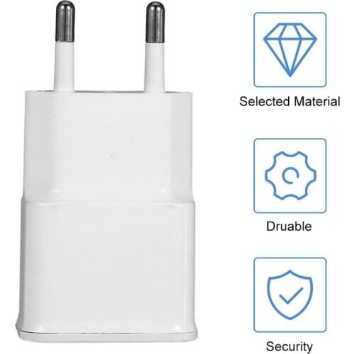 USB Charger Travel USB EU Wall Charger EU Adapter for iPhoneX 8 7 iPad Samsung S9 S8 Xiaomi Mi8 Mobile Phone Charger Accessories