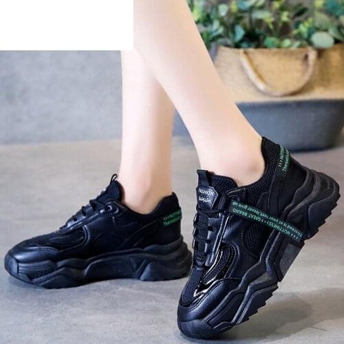 2021 New Spring Fashion Round Head Asakuchi Lace-up Vulcanized Shoes Baotou Low Cut Comfortable Womens Casual Platform Sneakers