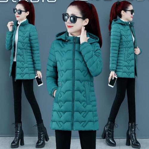 Winter Cotton padded Removable Hooded Jacket Womens Plus Size 5XL 6XL Parkas Warm Slim Long Coat Windproof Female Outwear Tops