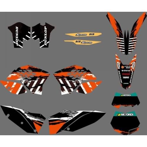 0283 NEW TEAM GRAPHICS WITH MATCHING BACKGROUNDS FIT FOR SX XC XC-W EXC Series 2008 2009 2010 2011