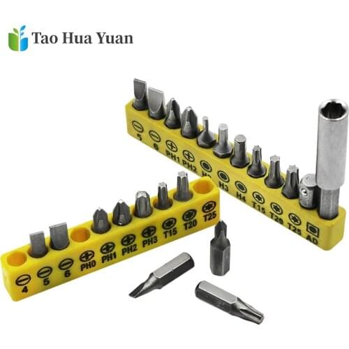 12pcs/Set Electric Alloy Steel Screwdriver Bits Extension Rod Multifunctionl Versatile Screwdrivers Power Tools Set Accessories